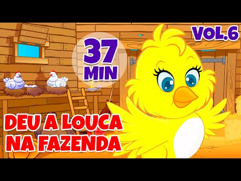 Deu a Louca na Fazenda (Desenho Infantil) Vol. 6 - Giramille 37 min | Desenho Animado Musical
