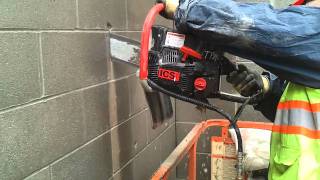 Concrete chainsaw at kittyhawk