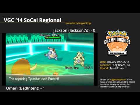 VGC '14 SoCal Regional: Top 4 - Omari T. (BadIntent) vs Jackson D. (Jackson7 D)