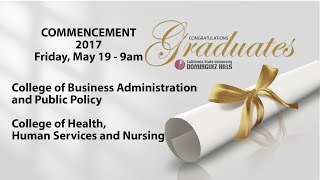 CSUDH 2017 (9AM) Commencement Ceremony