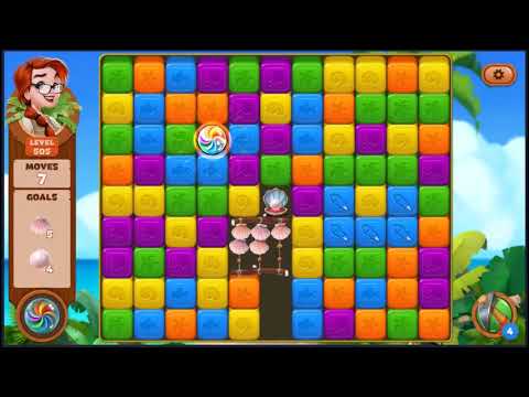 Lost Island Blast Adventure Level 505 - NO BOOSTERS 🏝️ | SKILLGAMING ✔️