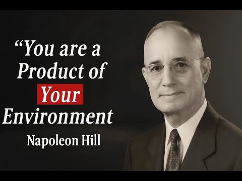 You are a Product of Your Environment; Surround yourself Wisely-Napoleon Hill