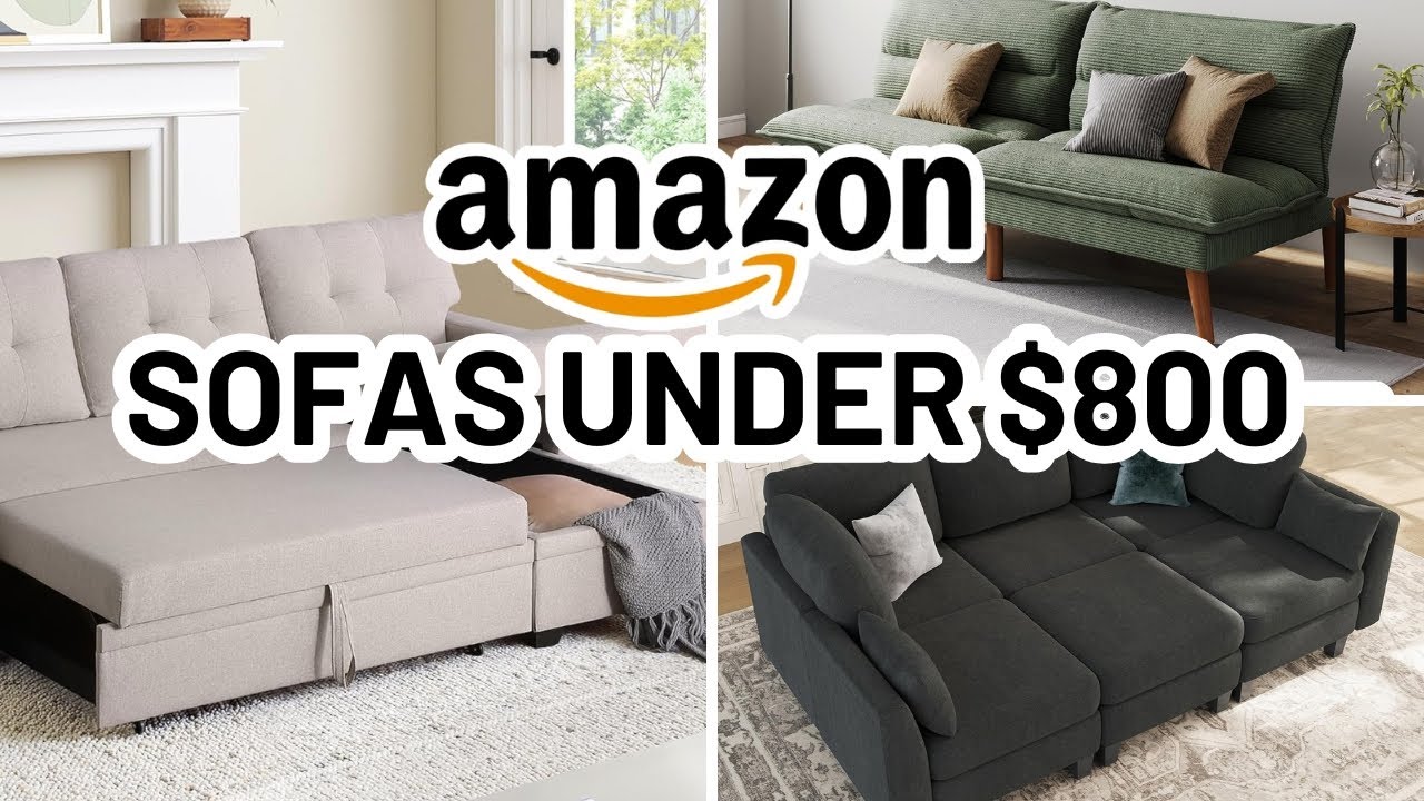 5 Popular Sofa Styles on Amazon UNDER $800!