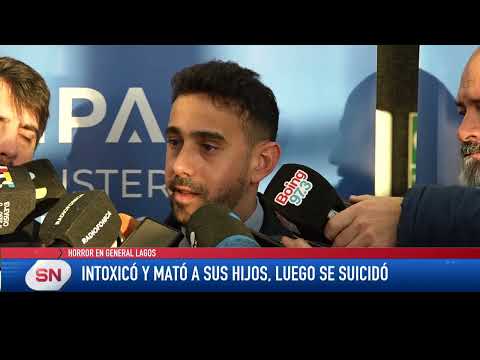 Horror en General Lagos. Intoxicó y mató a sus hijos. Luego se suicidó. Fiscal Tassini.
