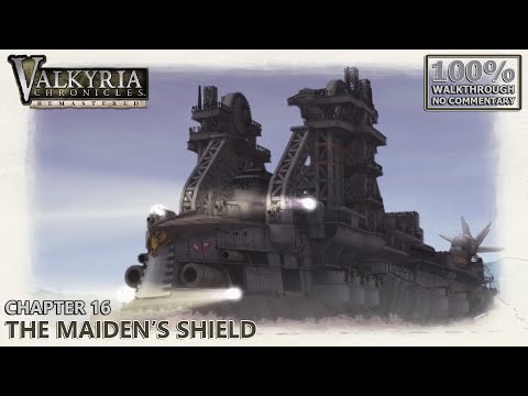 [Valkyria Chronicles: Remastered] A Rank 100% Walkthrough | 27.Chapter 16: The Maiden's Shield