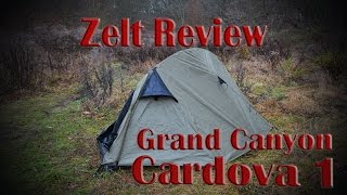 Grand Canyon Cardova 1/ Zelt Review/ Fairbanks Schlafsack/ 2016