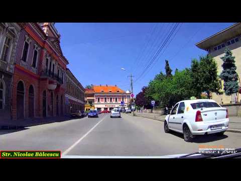 Driving in Lugoj (Romania): Str.  Bocşei - Str.  Făgetului. (Timelapse 2x).