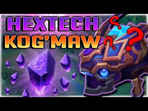 NEW GEMSTONE SKIN?! HEXTECH KOG'MAW IS BEAUTIFUL!! LETHAL TEMPO KOG'MAW GAMEPLAY - PBE