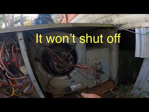 Blower runs constantly - two different calls - two different reasons.