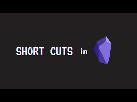 10 MUST KNOW Obsidian short cuts (2023)