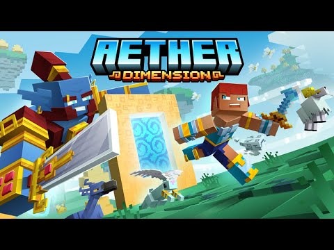 Aether Minecraft Finding the Key to the Arctic Dungeon (Let’s play Part-1)