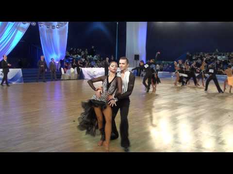 ANDREY GUSEV & ELIZAVETA CHEREVICHNAYA   IDSF INTERNATIONAL OPEN LATIN IN MOSCOW 2011   ROUND 4   P4