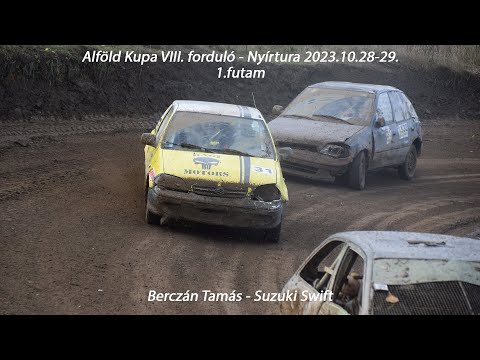 Berczán Tamás - Suzuki Swift Alföld Kupa VIII. forduló - Nyírtura 2023.10.28-29. 1. futam