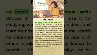 My Laptop 💻 | Simple English Topic #learnenglish #dailyenglish