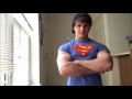 Cocky Superman Jamie Flexing His Huge Hot Muscular Body