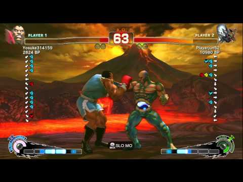 Playerjun52 [Seth] vs Yosuke314159 [Balrog] SSF4 Japanese Online Ranked Matches - TRUE-HD