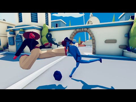 KICKBOXER PEASANT Vs CUSTOM UNIT - TABS Totally Accurate Battle Simulator - 🔥 🔥