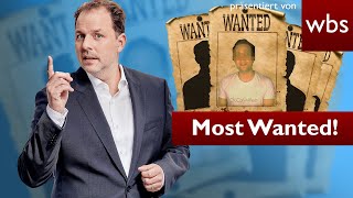Most Wanted! Das sind die Top-Verbrecher Europas | Anwalt Christian Solmecke
