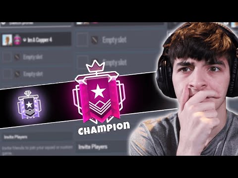 How I Solo Q'd To Champion On Console - RAINBOW SIX SIEGE