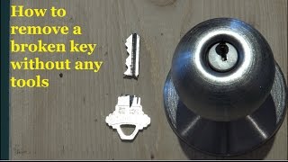 Two Ways to remove a broken key