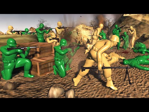 Army Men CHARGE Beach CLIFF WALLS! - Army Men: Civil War S2E19