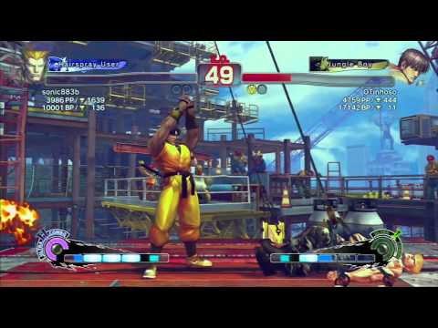 sonic883b(Guile) VS Otinhoso(Guy) SSF4 AE 2012 Live