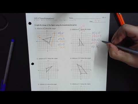Expert Dilations In Coordinate Plane Homework Solutions