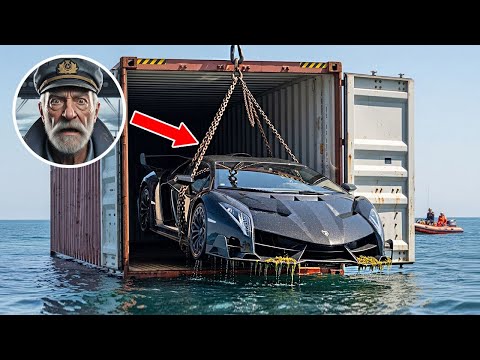 ASMR Car Restoration 🏎️ We Found Black Lamborghini Veneno Bottom of the Sea