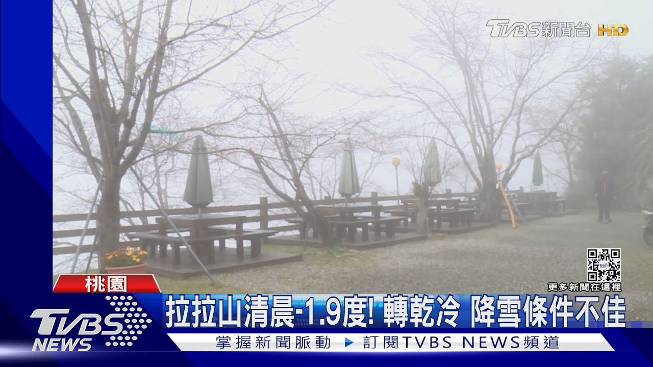 溫度低水氣不足!拉拉山未降雪遊客惋惜