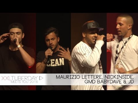 Maurizio Lettere, Nickinside, Gmd Babydave & JD | XXL Tuberday meets YOU 2016 / Bühnenshow