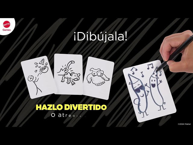 Vídeo relacionado con Mattel Games Pictionary - Juego de fiesta solo para adultos, juego de dibujo con bocetos tontos y tarjetas de pista NSFW, tableros, marcadores y temporizador de arena
