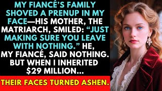 Fiancé’s Family Forced A Prenup—My $29M Inheritance Crushed Their Arrogance Forever