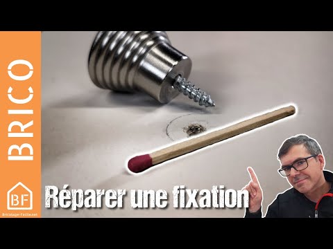 Comment réparer une vis qui ne tient plus dans du bois ?