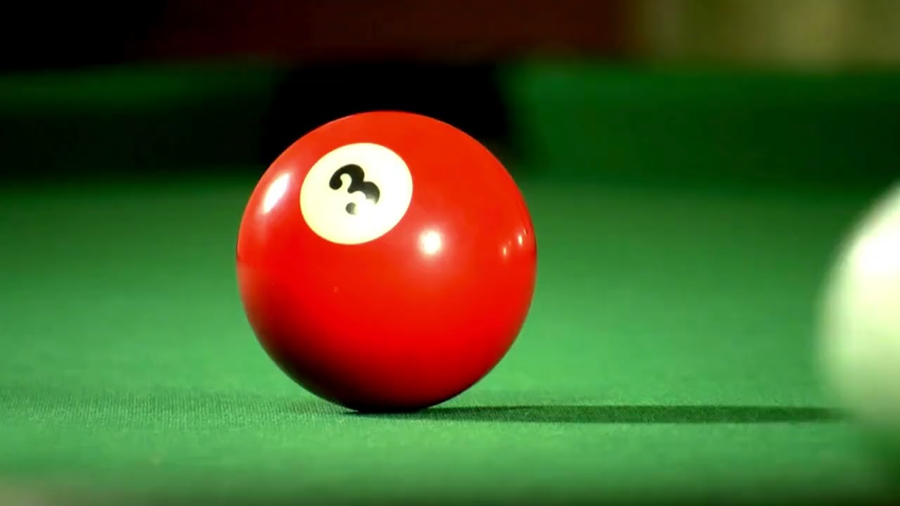 VideoVault Stock Video: Different billiard balls are played
