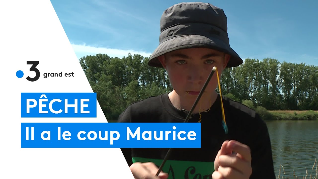 Maurice, 16 ans et déjà champion de pêche au coup