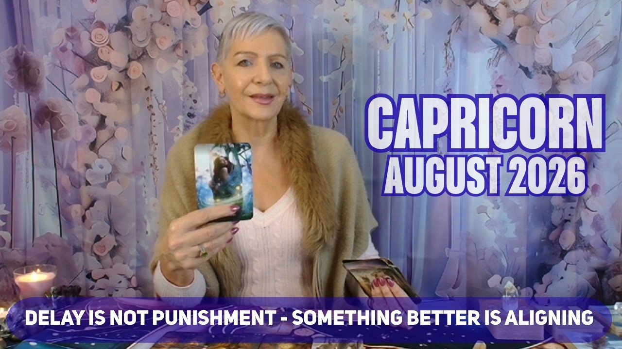CAPRICORN AUGUST 2026 Delay is not Punishment - Something Better is Aligning