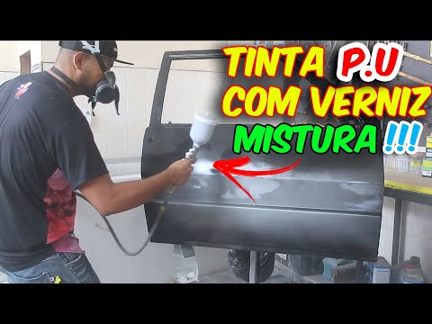 PU PAINT WITH VARNISH - STEP BY STEP MIXING