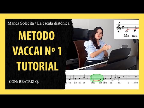 Vaccai Singing Method Tutorial No. 1: The Scale