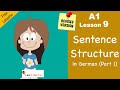 A1 Lesson 9 Satzstruktur Sentence Structure Part 1 Learn German
