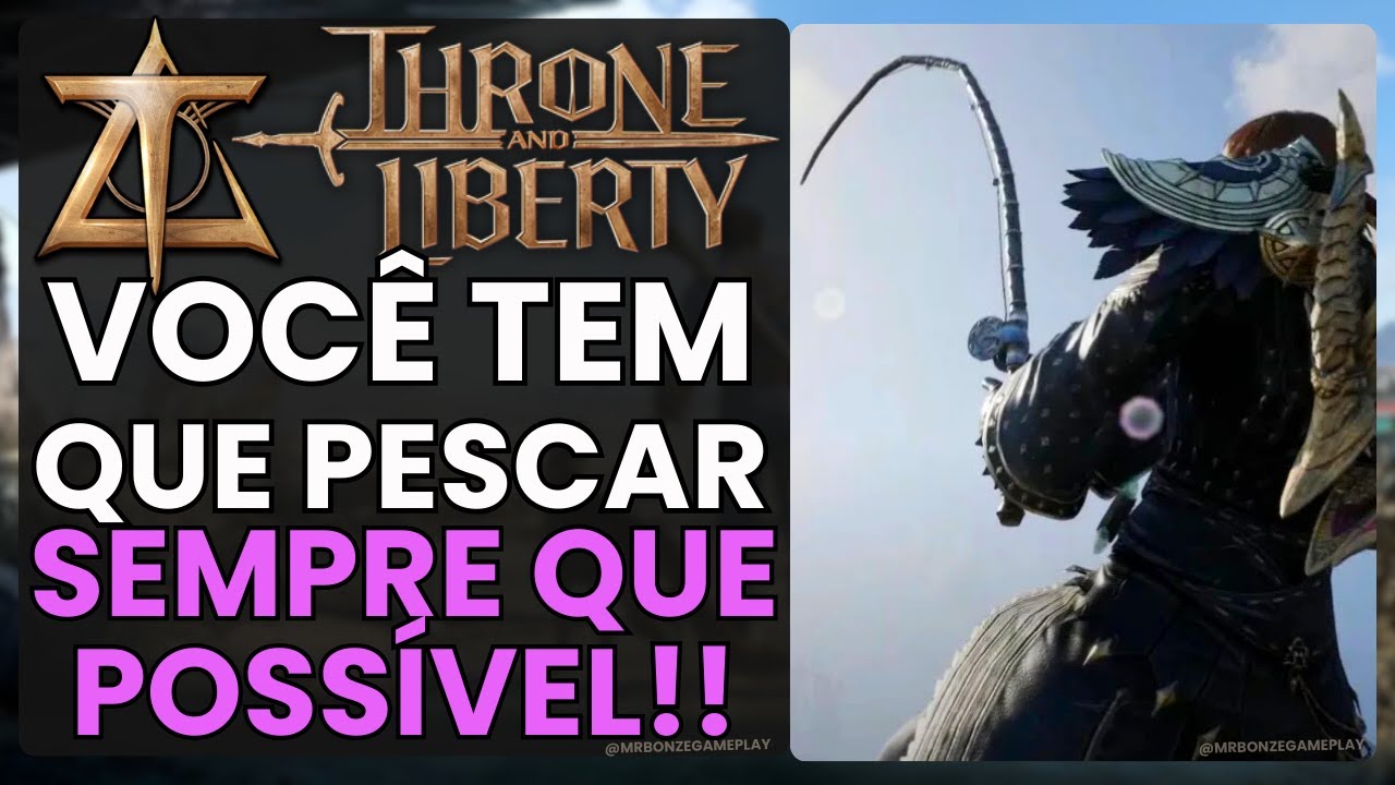 Como PESCAR no Jogo Throne and Liberty | 2024 | PESCARIA