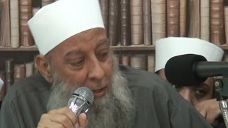 صورة كلمة الشيخ الحويني في عقد زواج كريمة الشيخ إبراهيم أبو طالب | الجمعة 27/3/2015