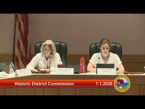 7.1.2026 Historic District Commission