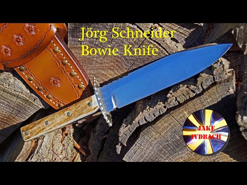 Unboxing Jörg Schneider Custom Bowie Knife Bowiemesser Collection Outdoor Mexican Loop Sheath Maker