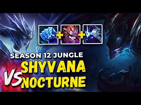 SHYVANA VS NOCTURNE S12 JUNGLE | The Hard Road to Diamond as a Gold Player