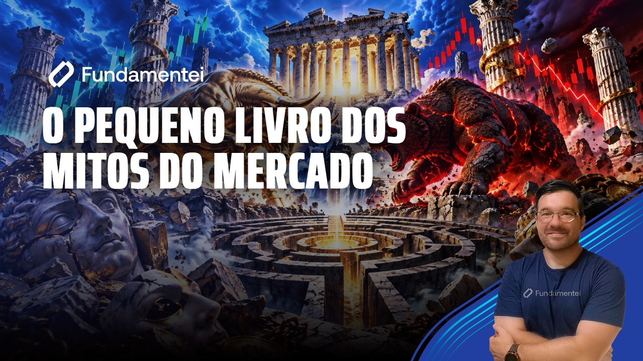 Live #351| O pequeno livro dos MITOS do MERCADO FINANCEIRO: Com quantos vamos concordar?
