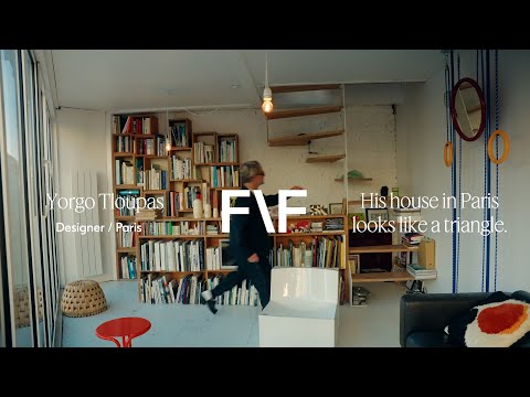 Living in a Triangle: Inside Paris’ Most Unusual Designer Home (Yorgo Tloupas\Freunde von Freunden)