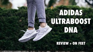 Adidas Ultra boost DNA Cloud White Grey - On Feet Review