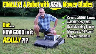 LYMOW ONE:  The BEST ROBOT MOWER for LARGE Properties?  Let's find out!