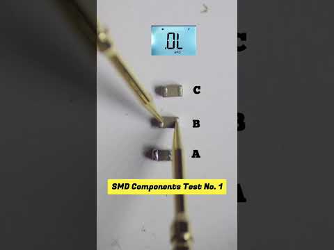 Which one is short capacitor ❓#how to #check #smd #capacitor