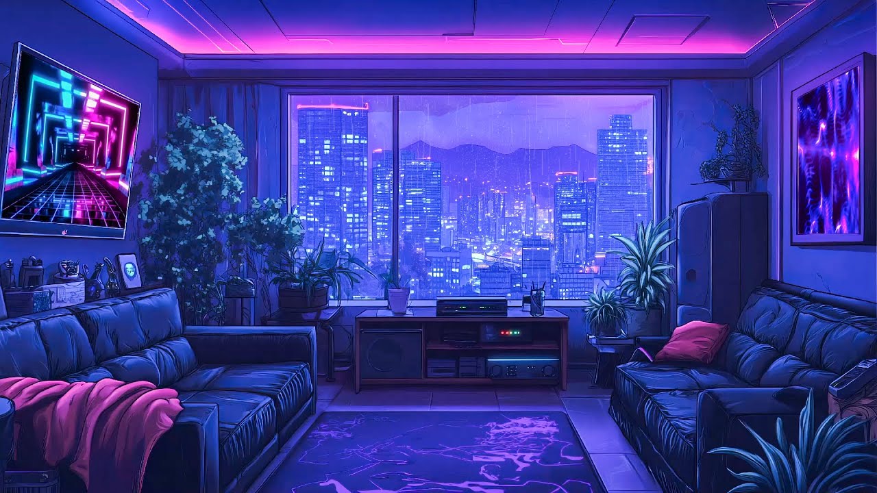 90's Lofi City 🌧️ Rainy Lofi Hip Hop 🎶 Lofi Music & Rain Sounds ☔️ Lofi Rain Playlist